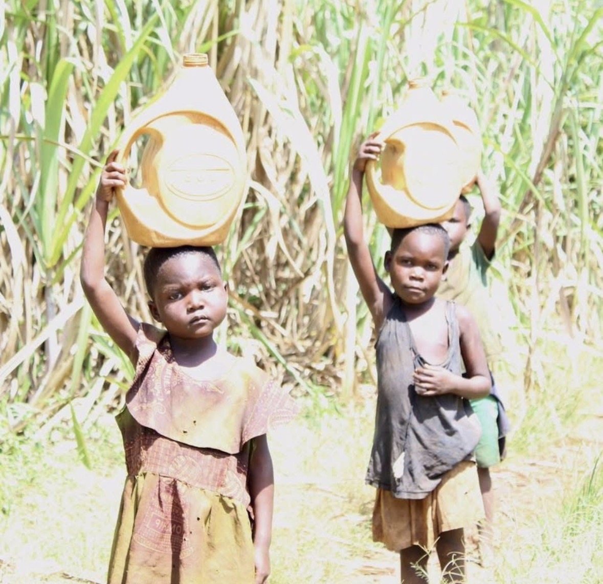 Children in a rural community