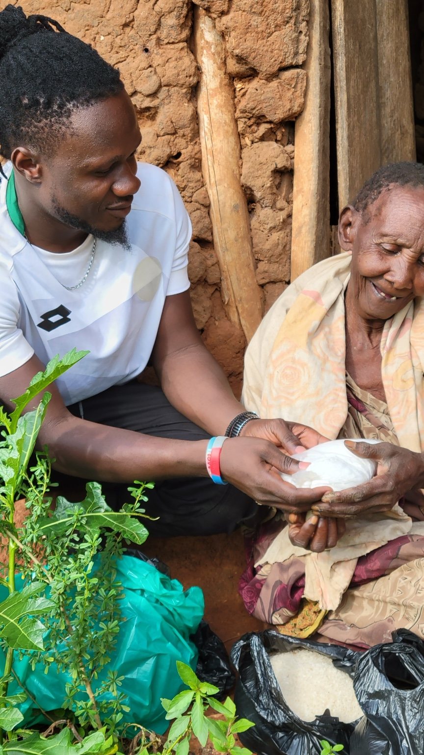 Food support for an elderly beneficiary