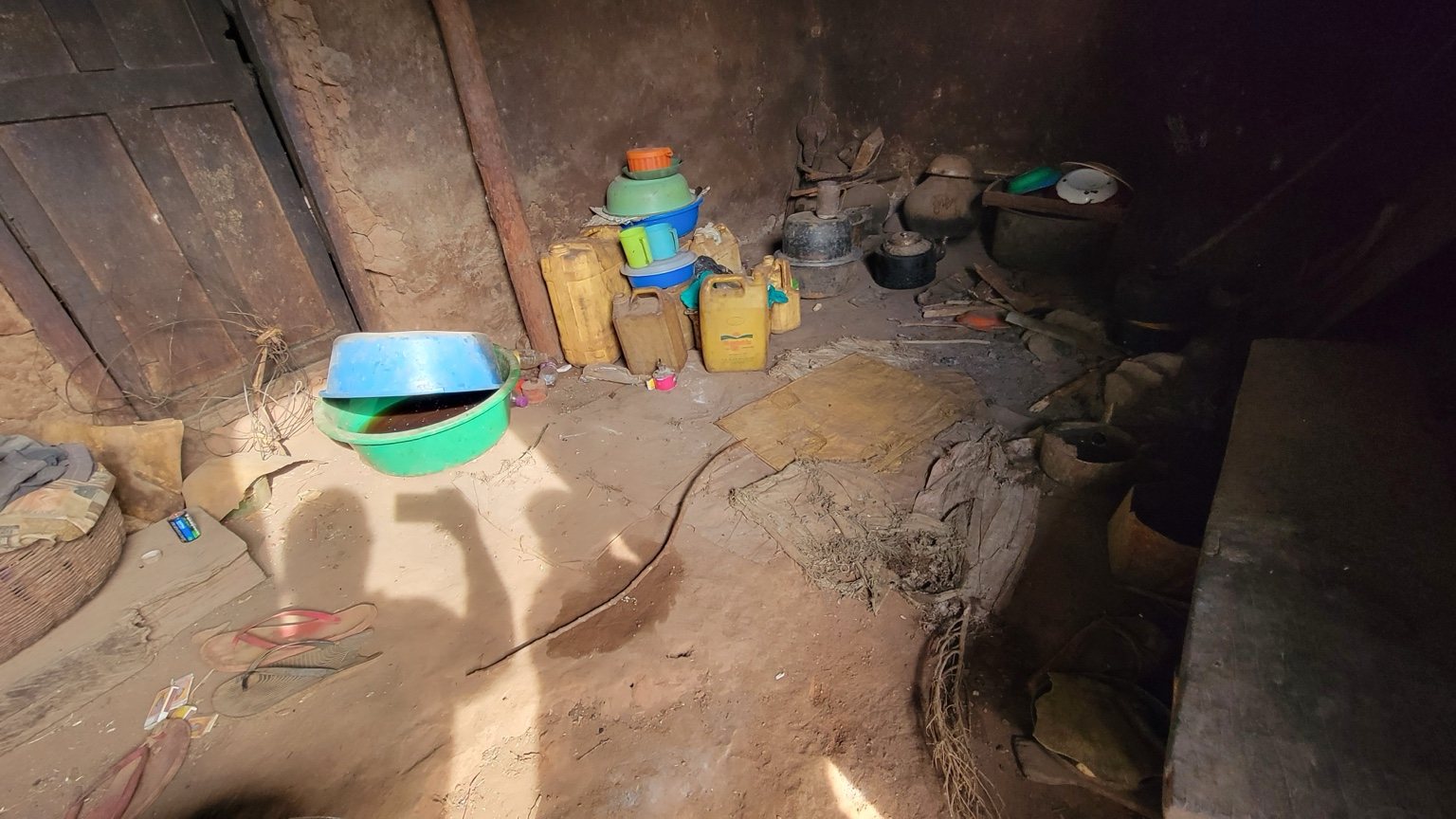 Inside a beneficiary home